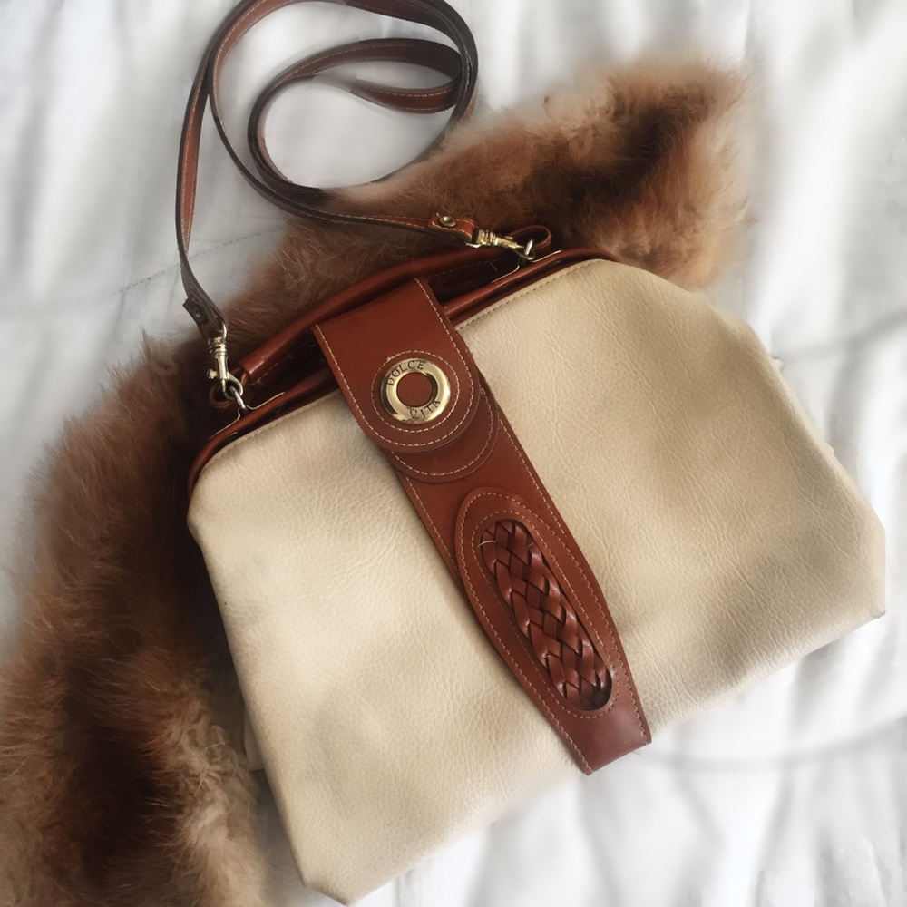 Creme Shoulder Bag